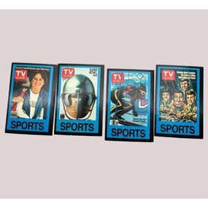 TV Guide's TV Game Board Game Replacement Piece Game SPORTS Program Cards 1984